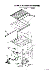 04 - Compartment Separator parts for Whirlpool Refrigerator ET20DKXAN00 from AppliancePartsPros.com