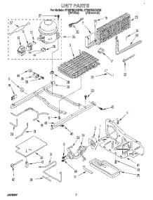 05 - Unit parts for Whirlpool Refrigerator ET22PMXAN00 from AppliancePartsPros.com