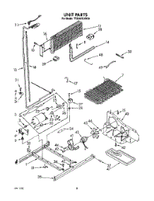 06 - Unit parts for Whirlpool Refrigerator TT20AKXXW00 from AppliancePartsPros.com