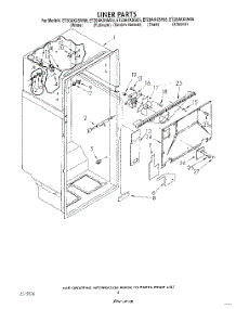 03 - Liner parts for Whirlpool Refrigerator ET20AKXSW06 from AppliancePartsPros.com