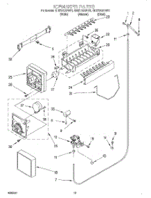 12 - Icemaker parts for Whirlpool Refrigerator GD27DQXFN01 from AppliancePartsPros.com