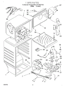 03 - Liner parts for Whirlpool Refrigerator ET21PKXFW00 from AppliancePartsPros.com