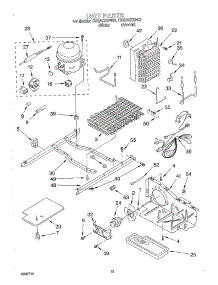 09 - Unit parts for Whirlpool Refrigerator TS22AQXGW02 from AppliancePartsPros.com