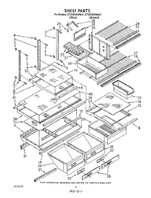 05 - Shelf , Lit / Optional parts for Whirlpool Refrigerator ET22DKXWN01 from AppliancePartsPros.com