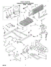 05 - Unit parts for Whirlpool Refrigerator ET22PKXEN00 from AppliancePartsPros.com
