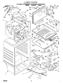 02 - Liner parts for Whirlpool Refrigerator ET21DKXDN02 from AppliancePartsPros.com