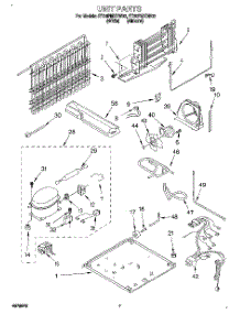 04 - Unit parts for Whirlpool Refrigerator ET20PMXDN02 from AppliancePartsPros.com