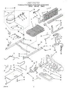 06 - Unit parts for Whirlpool Refrigerator ET25DQRDN01 from AppliancePartsPros.com
