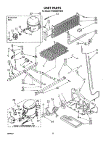 07 - Unit parts for Whirlpool Refrigerator ET20GMXTF00 from AppliancePartsPros.com