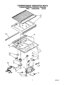 04 - Compartment Separator parts for Whirlpool Refrigerator ET20PKXZW01 from AppliancePartsPros.com