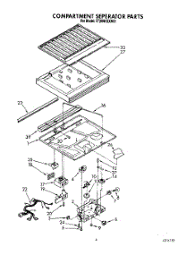 03 - Compartment Separator parts for Whirlpool Refrigerator ET20NKXXW01 from AppliancePartsPros.com
