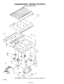 04 - Compartment Separator parts for Whirlpool Refrigerator ET20DKXTG01 from AppliancePartsPros.com