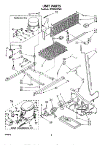 06 - Unit parts for Whirlpool Refrigerator ET20DKXTG01 from AppliancePartsPros.com