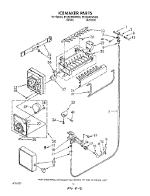 08 - Ice Maker parts for Whirlpool Refrigerator ET25DMXWW00 from AppliancePartsPros.com