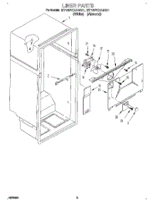 02 - Liner parts for Whirlpool Refrigerator ET18PKXAN01 from AppliancePartsPros.com