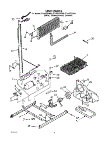 06 - Unit parts for Whirlpool Refrigerator ET18ZKXXN00 from AppliancePartsPros.com