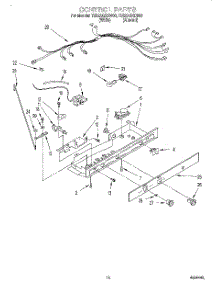 11 - Control parts for Whirlpool Refrigerator TS22AQXDW00 from AppliancePartsPros.com