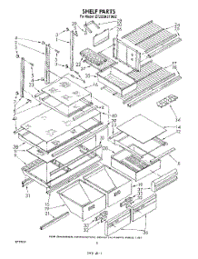 05 - Shelf , Lit / Optional parts for Whirlpool Refrigerator ET20DKXTN02 from AppliancePartsPros.com