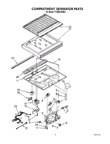 03 - Compartment Separator parts for Whirlpool Refrigerator TT20BKXWN01 from AppliancePartsPros.com