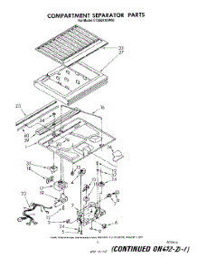 04 - Compartment Separator parts for Whirlpool Refrigerator ET20EKXSW00 from AppliancePartsPros.com
