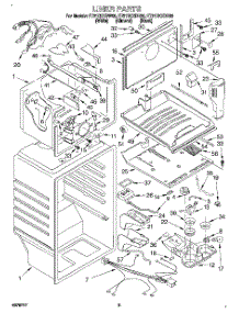 02 - Liner parts for Whirlpool Refrigerator ET21DKXDB00 from AppliancePartsPros.com