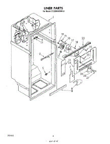 03 - Liner parts for Whirlpool Refrigerator ET22MKXRWR0 from AppliancePartsPros.com
