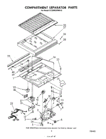 04 - Compartment Separator parts for Whirlpool Refrigerator ET22MKXRWR0 from AppliancePartsPros.com