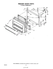 08 - Freezer Door parts for Whirlpool Refrigerator ET22MKXRWR0 from AppliancePartsPros.com