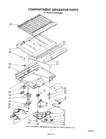04 - Compartment Separator parts for Whirlpool Refrigerator ET18PKXSW03 from AppliancePartsPros.com