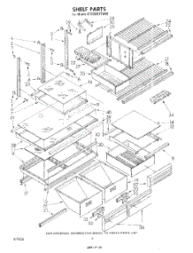 05 - Shelf , Lit / Optional parts for Whirlpool Refrigerator ET20DKXTG00 from AppliancePartsPros.com