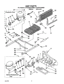 06 - Unit parts for Whirlpool Refrigerator ET22DKXAN00 from AppliancePartsPros.com