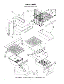 06 - Shelf parts for Whirlpool Refrigerator ET22MTXPWR0 from AppliancePartsPros.com