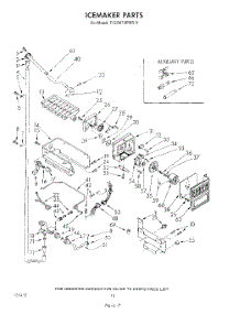 07 - Ice Maker parts for Whirlpool Refrigerator ET22MTXPWR0 from AppliancePartsPros.com