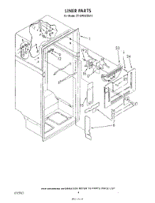 03 - Liner parts for Whirlpool Refrigerator ET18PKXSW10 from AppliancePartsPros.com