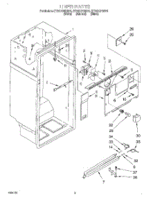 02 - Liner parts for Whirlpool Refrigerator ET25DQRDW01 from AppliancePartsPros.com