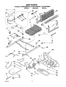 06 - Unit parts for Whirlpool Refrigerator ET25DQRBN00 from AppliancePartsPros.com