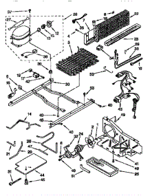 Unit parts for Whirlpool Refrigerator ET25DMXBN02 from AppliancePartsPros.com