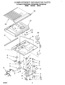 03 - Compartment Separator parts for Whirlpool Refrigerator ET25DQRDW00 from AppliancePartsPros.com