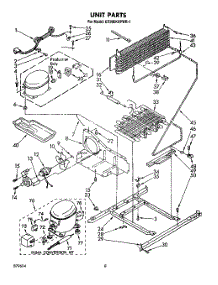 05 - Unit parts for Whirlpool Refrigerator ET20EKXPWR1 from AppliancePartsPros.com