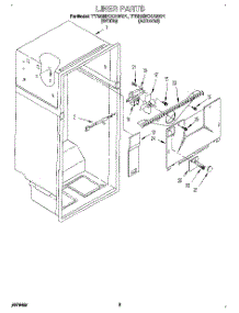 02 - Liner parts for Whirlpool Refrigerator TT20BKXAN01 from AppliancePartsPros.com