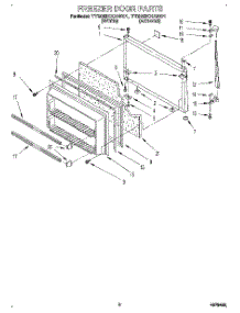 05 - Freezer Door parts for Whirlpool Refrigerator TT20BKXAN01 from AppliancePartsPros.com