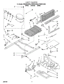05 - Unit parts for Whirlpool Refrigerator ET25DKXAN00 from AppliancePartsPros.com