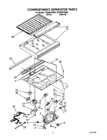 04 - Compartment Separator parts for Whirlpool Refrigerator ET25RKXXW00 from AppliancePartsPros.com