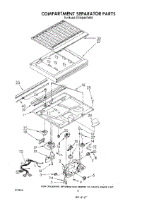 04 - Compartment Separator parts for Whirlpool Refrigerator ET20DKXTF03 from AppliancePartsPros.com