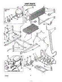 06 - Unit parts for Whirlpool Refrigerator ET20DKXTM03 from AppliancePartsPros.com
