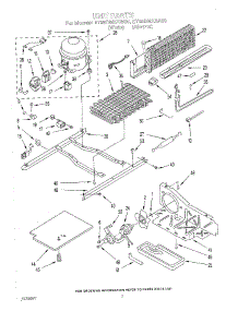 05 - Unit parts for Whirlpool Refrigerator ET25DMXAN00 from AppliancePartsPros.com