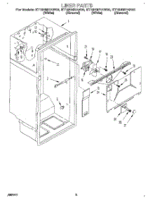02 - Liner parts for Whirlpool Refrigerator ET18NMYAW00 from AppliancePartsPros.com