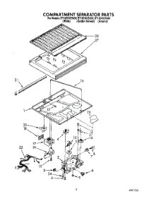 03 - Compartment Separator parts for Whirlpool Refrigerator ET18ZKXZG00 from AppliancePartsPros.com