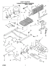 05 - Unit parts for Whirlpool Refrigerator ET22DMXBW02 from AppliancePartsPros.com
