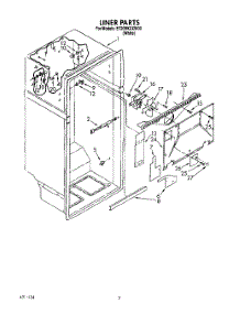 02 - Liner parts for Whirlpool Refrigerator ET20RKXXW00 from AppliancePartsPros.com